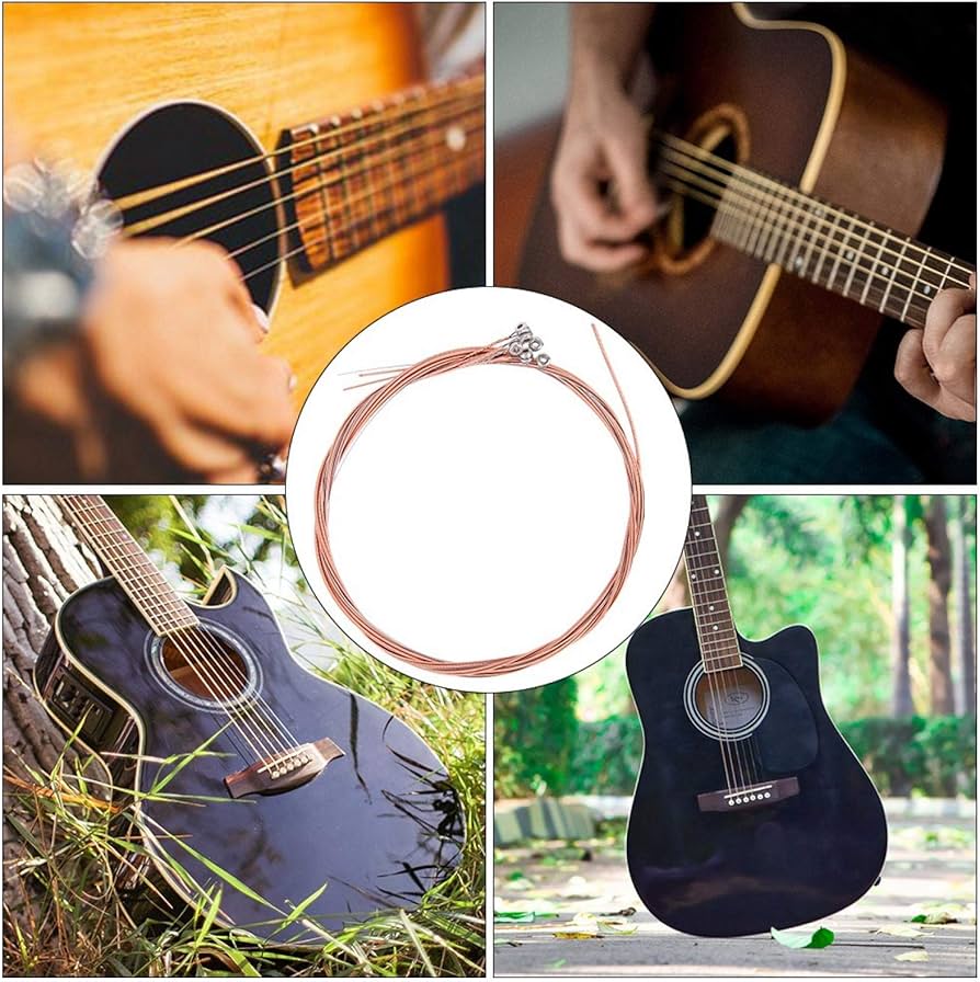 アコースティック用弦 6set Amazon.co.jp: アコースティック ギター弦 セット用弦交換用6本